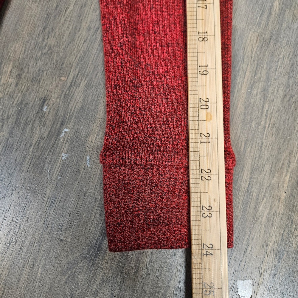 Ecko Unltd Mens M Thermal Knit Shirt Waffle Crewneck Long Sleeve Red Streetwear - Picture 9 of 9